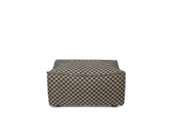 Catena Pouf Rec S501 Check – Sand/Svart Fotpall
