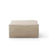 Catena Pouf Sq S500 Rich Linne – Naturlig Fotpall