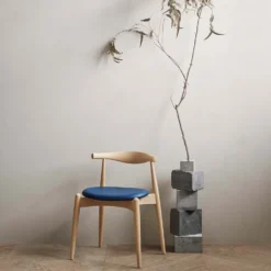 CH20 Elbow chair stol såpad ek