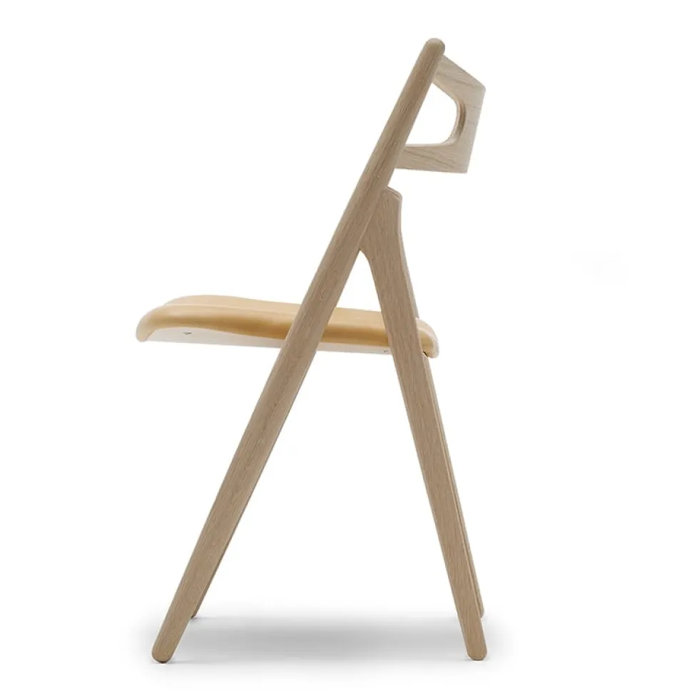 CH29P Sawbuck chair stol vitoljad ek