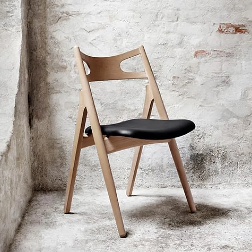 CH29P Sawbuck chair stol vitoljad ek