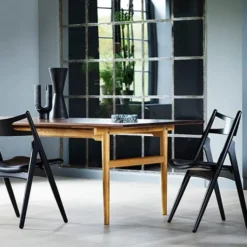 CH29 Sawbuck chair stol oljad bok