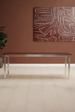 Cilo Rektangulära Matbord 210 x 95 Silver