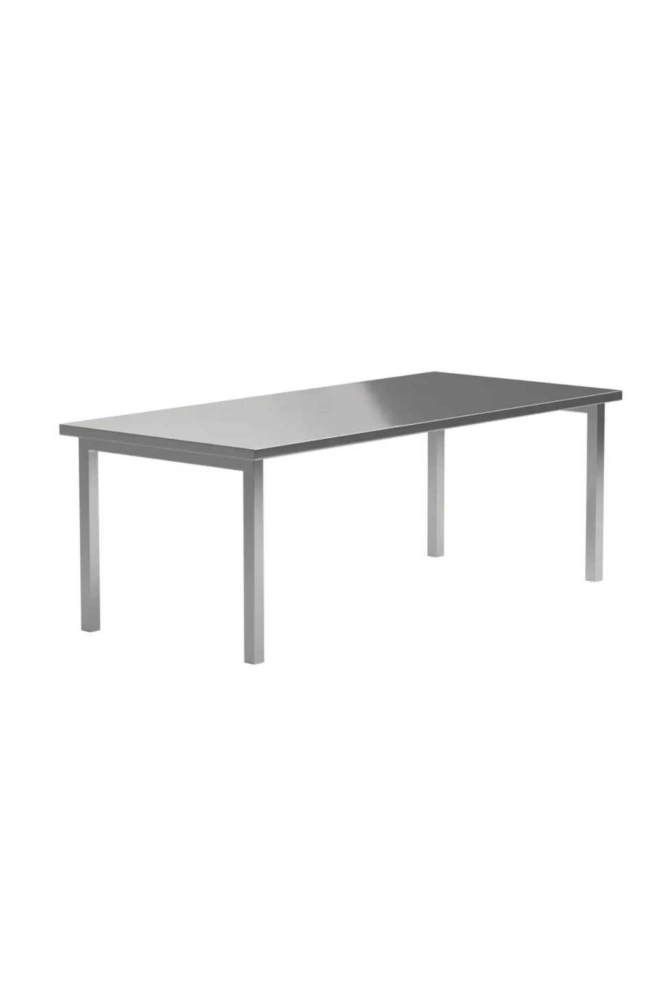 Cilo Rektangulära Matbord 210 x 95 Silver