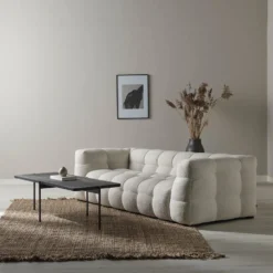Cream 3-sits soffa