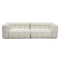 Cream 4-sits soffa