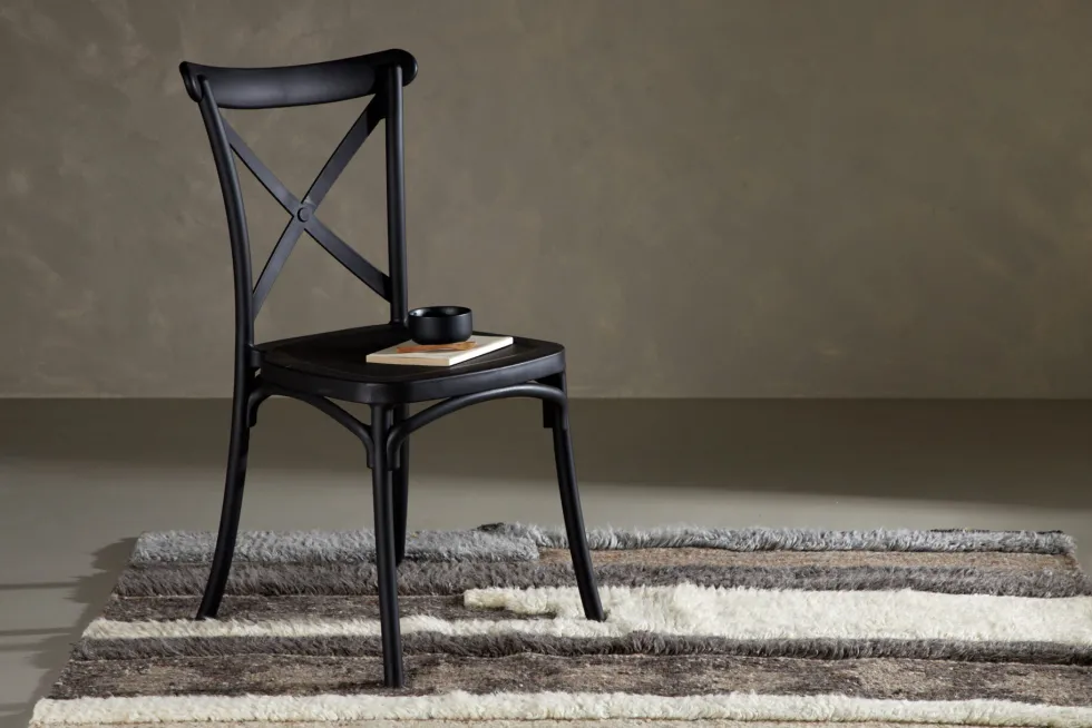 Crosett Matstolar Black