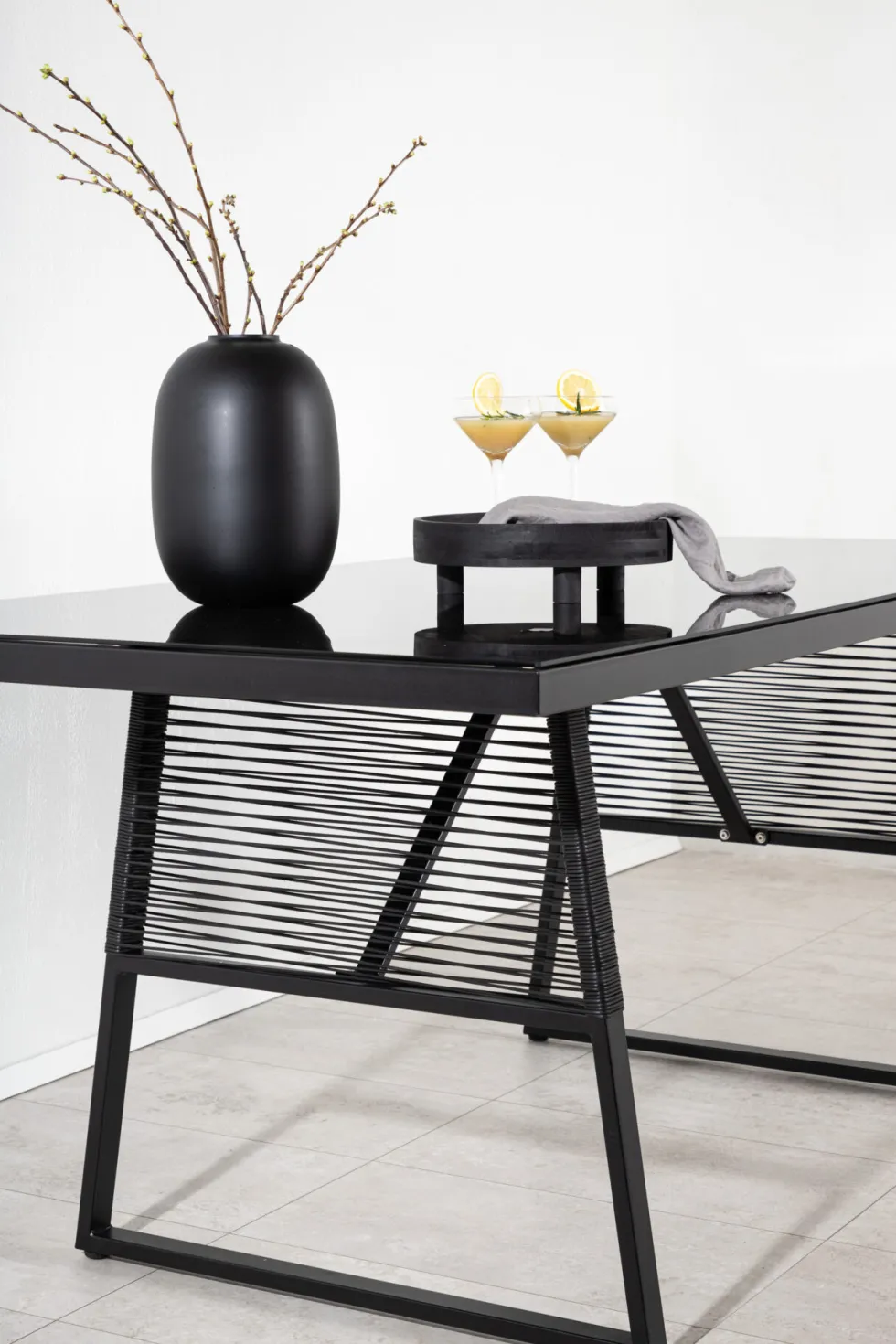 Dallas Rektangulära Matbord 193 x 90 Black