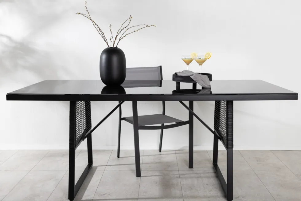 Dallas Rektangulära Matbord 193 x 90 Black