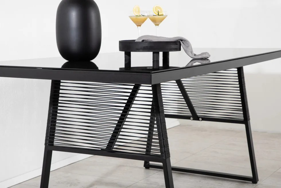 Dallas Rektangulära Matbord 193 x 90 Black