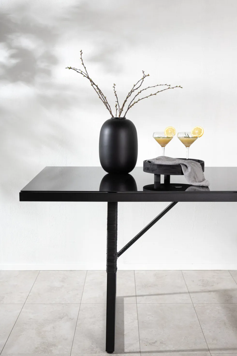Dallas Rektangulära Matbord 193 x 90 Black