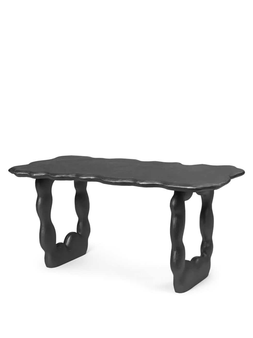 Dal Piece Sidobord – Svart Aluminium