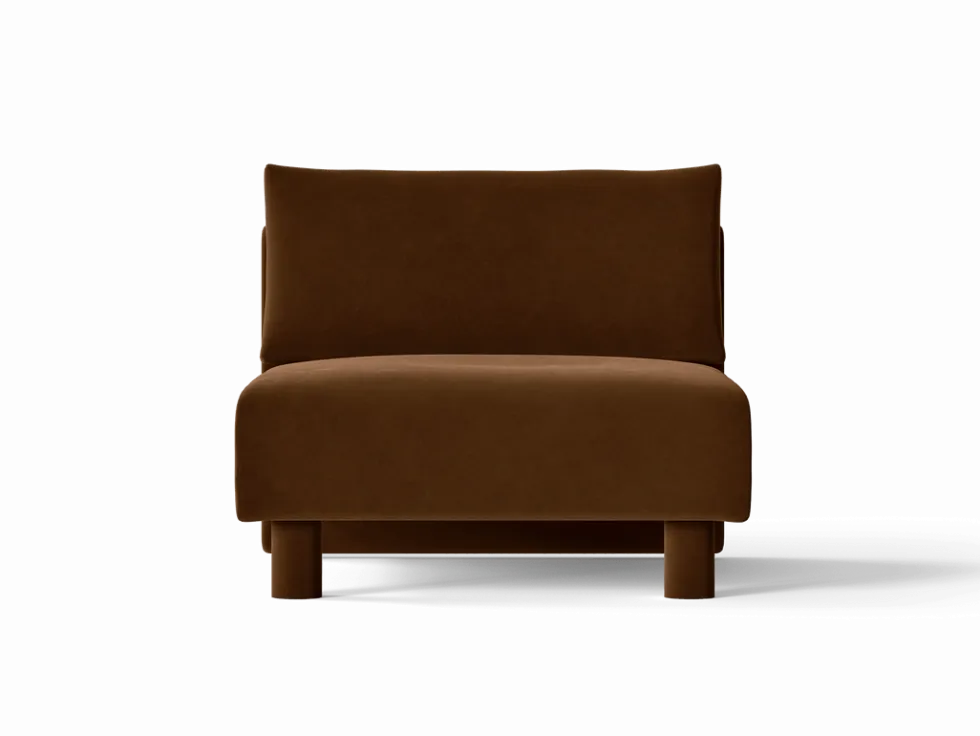 Dase Center Rich Velvet – Brun Soffa