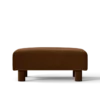 Dase Ottoman Rich Velvet – Brun Fotpall