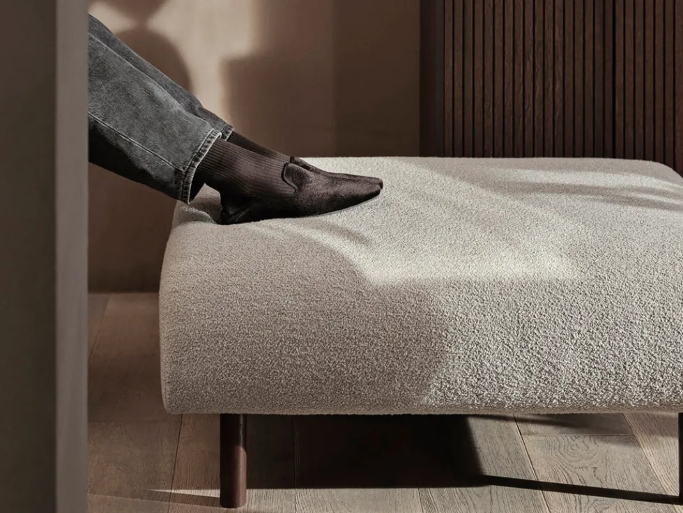 Dase Ottoman Soft Bouclé Fotpall