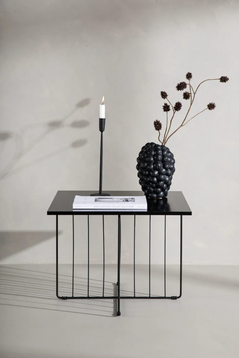 Dayton Soffbord 60 x 60 Black