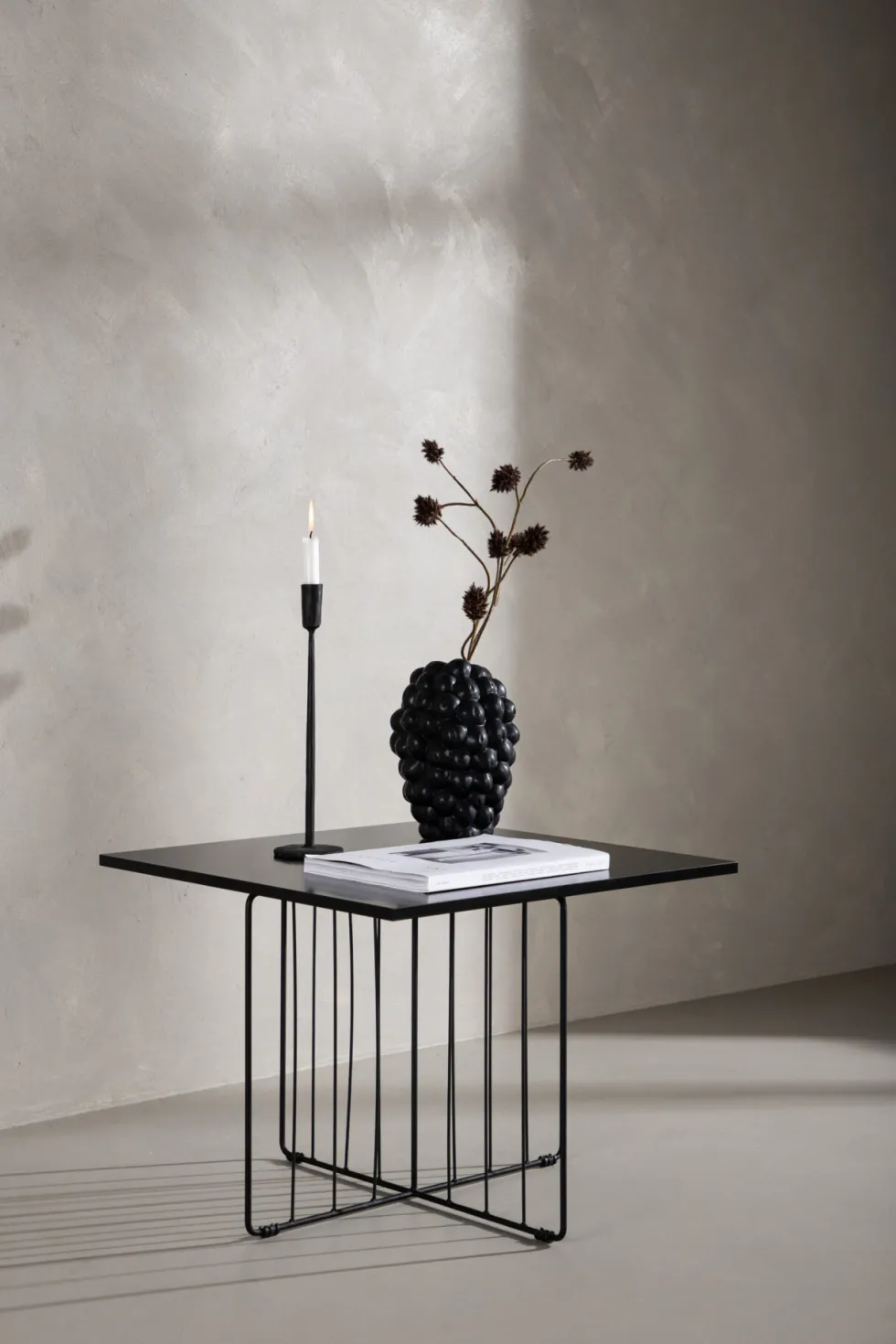 Dayton Soffbord 60 x 60 Black
