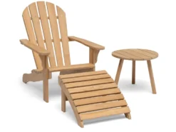 Däckstol Hillerstorp Tennessee Teak Natur