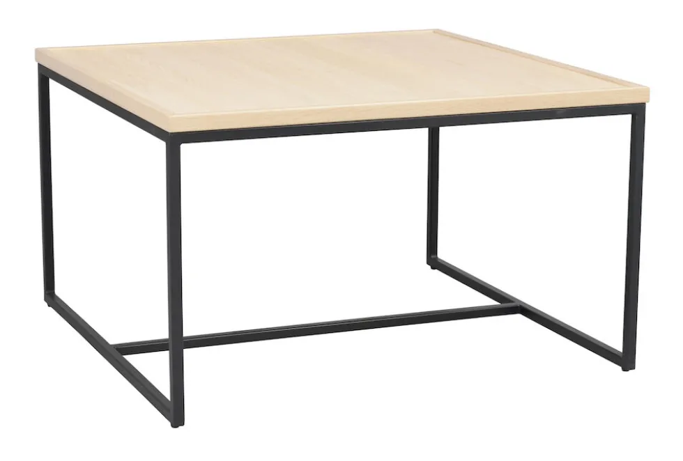 Deerfield soffbord 80×80 svart metall