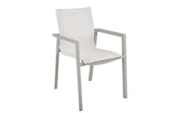 Delia khaki/textilene karmstol