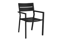 Delia svart karmstol