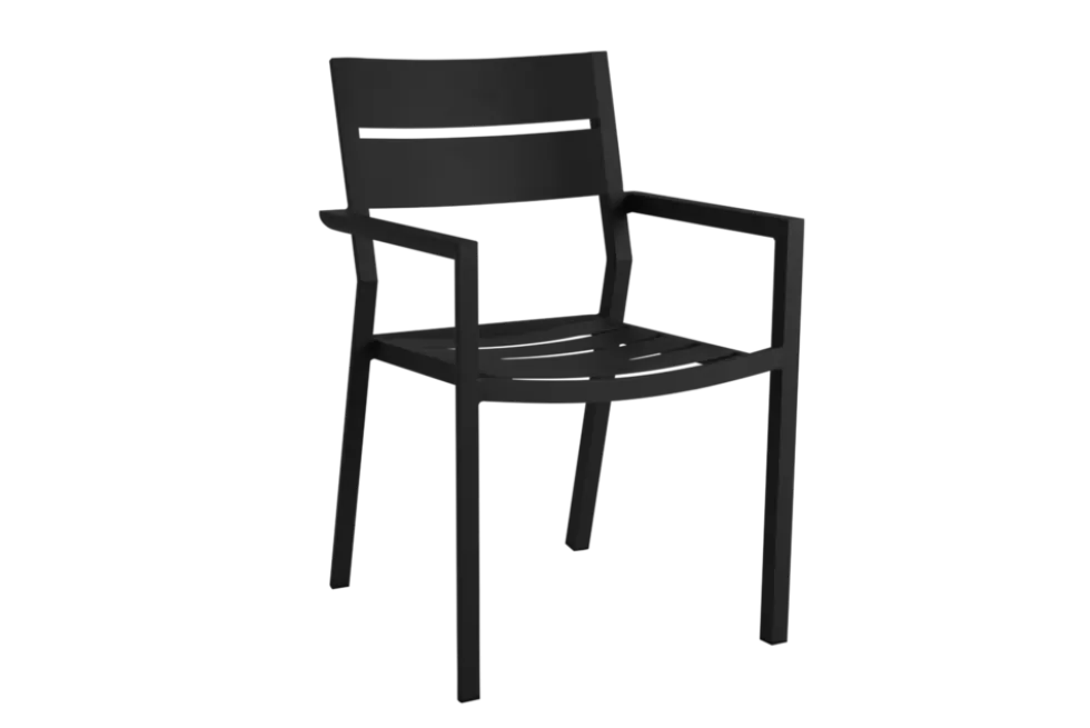 Delia svart karmstol