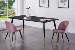Dipp Rektangulära Matbord 180 x 90 Black
