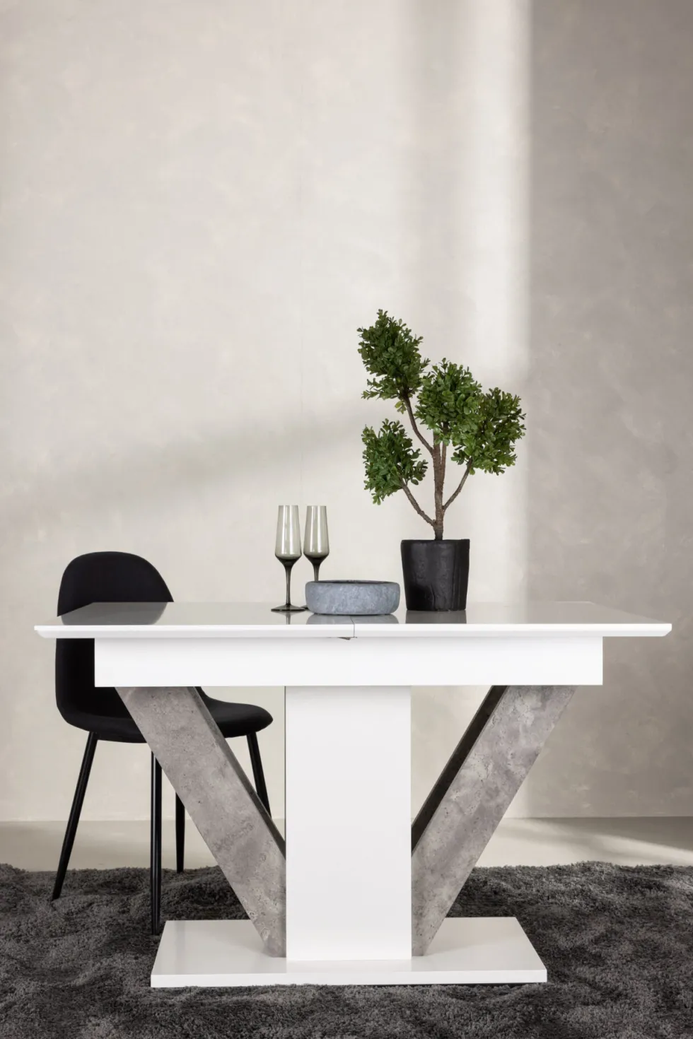 Disa Rektangulära Matbord 120 x 80 White