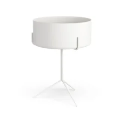 Drum runt bord med hög skål Ø40 cm höjd 46 cm