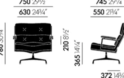 Eames Lobby Chair ES 105