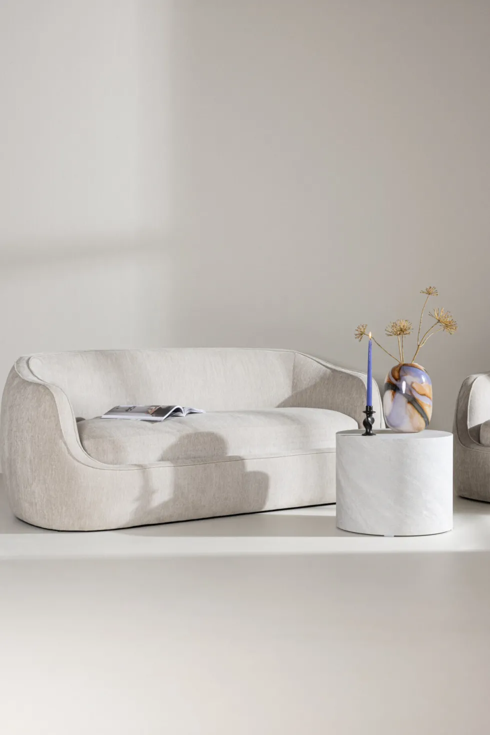 Elio 3-sits soffor Light Grey