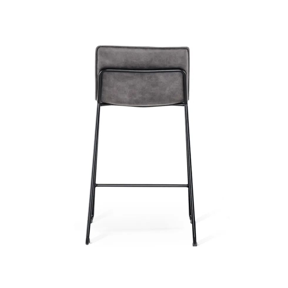 ELVIS barstol MF Nilla beige/ben svart metall