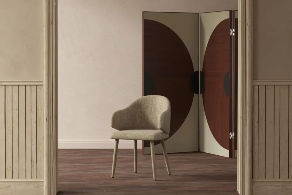 Evelin Matstolar Beige