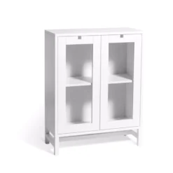 Falsterbo Skåp Täckta Dörrar 90 cm Vitlack