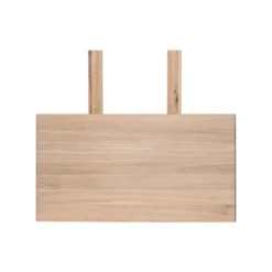 FLEET matbord 160 cm vitoljad ek, svart utställda ben