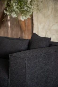 Gillholmen 3-sits soffor Black