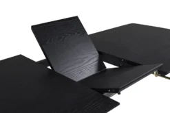 Gold Rektangulära Matbord 180 x 85 Black