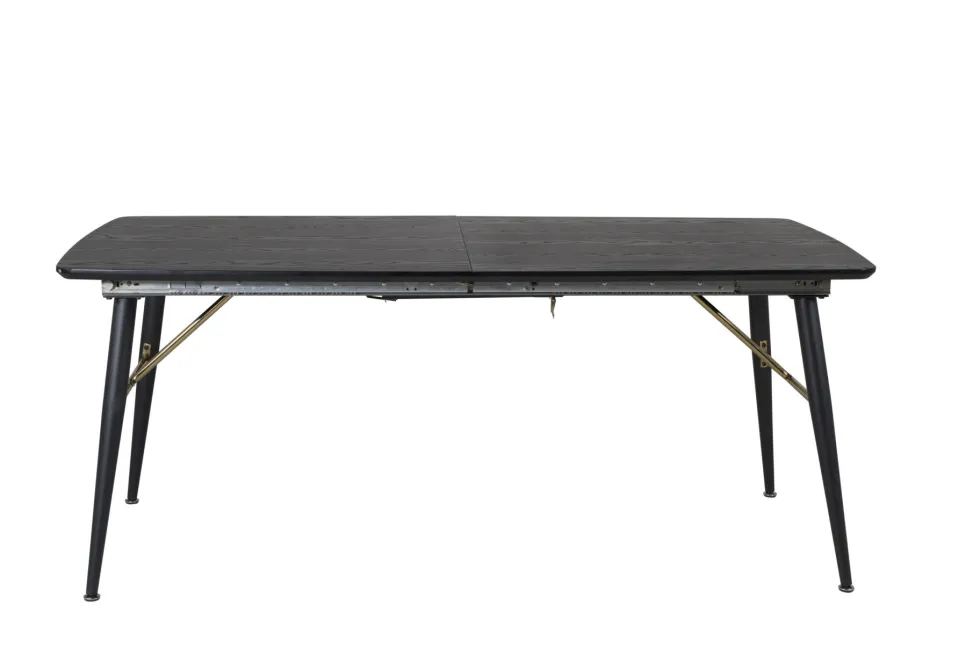 Gold Rektangulära Matbord 180 x 85 Black