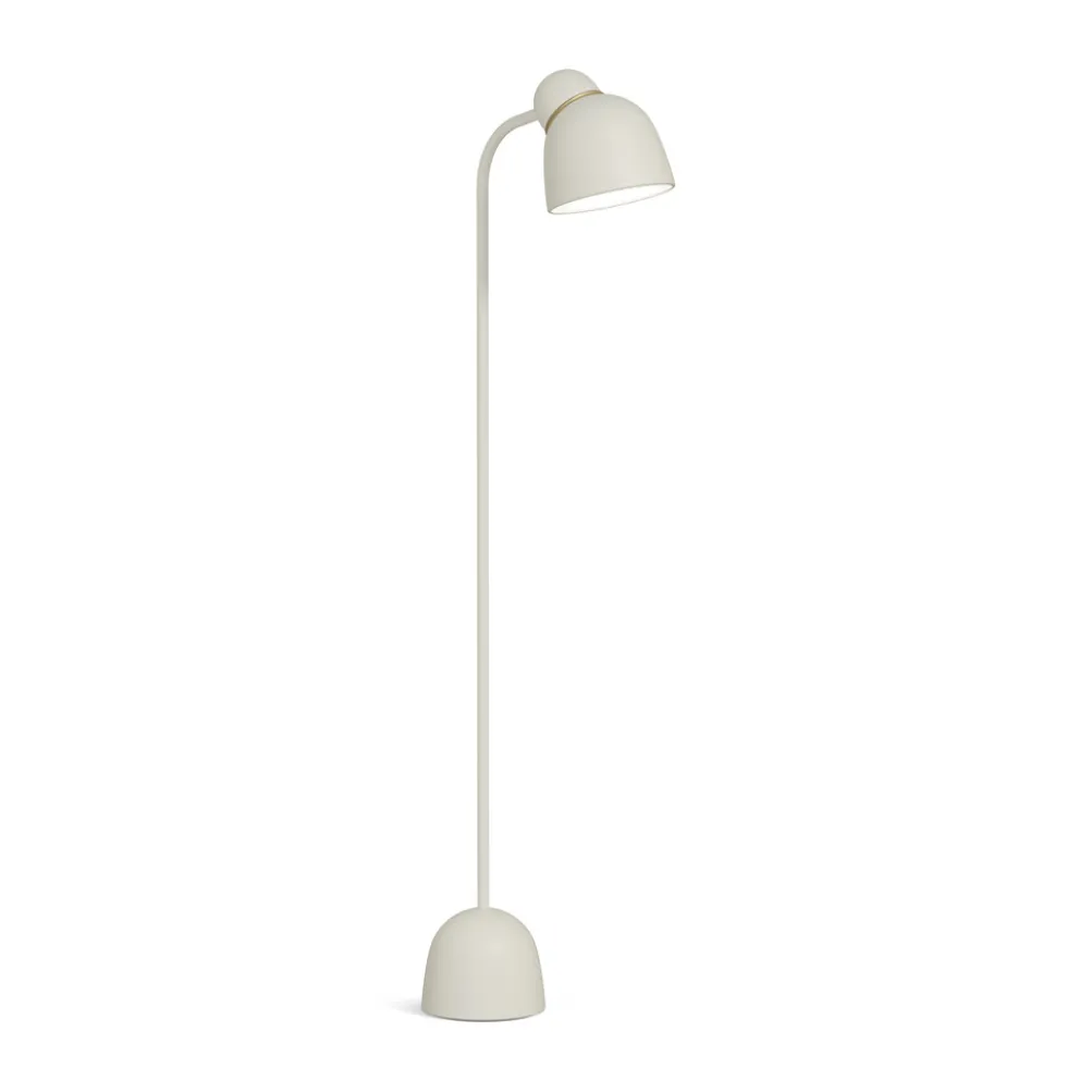 Golvlampa Bird höjd 130cm sand/mässing