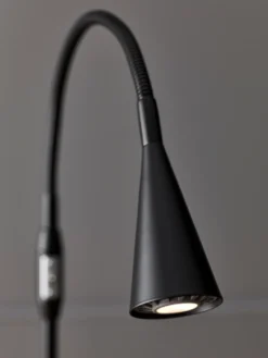 Golvlampa Ledro höjd 101,5-124cm mattsvart