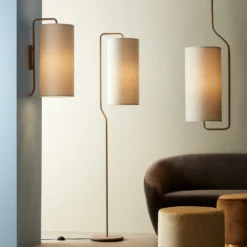 Golvlampa Pensile sandstruktur exkl. skärm