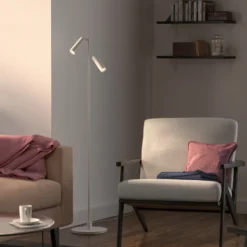 Golvlampa Pipeline dubbel