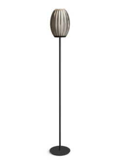 Golvlampa Tentacle M svart/rökfärgad