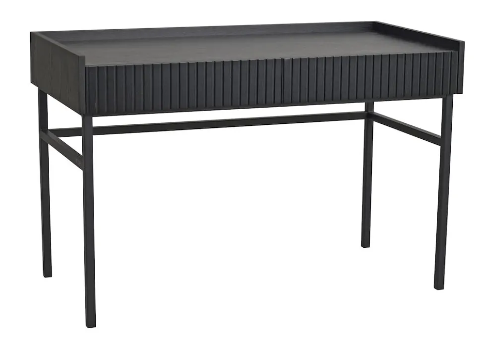 Halifax skrivbord 120 svart metall