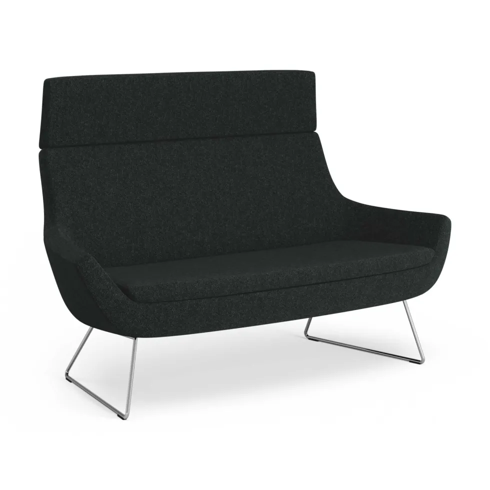 Happy 2-sits soffa hög