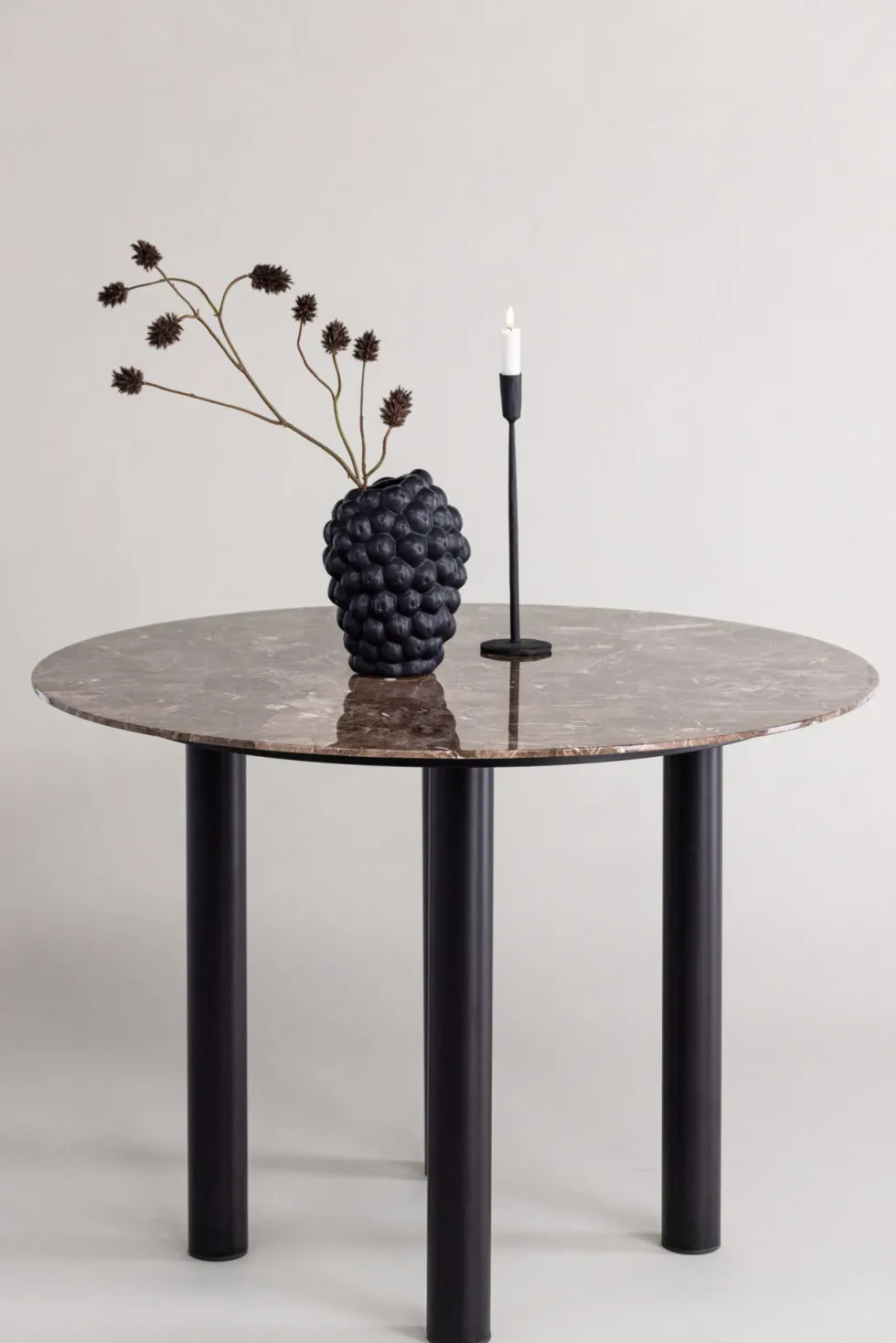 Havsten Runda Matbord ⌀106 Black