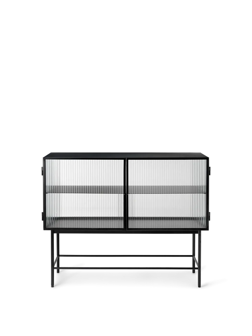 Haze Sideboard – räfflat glas