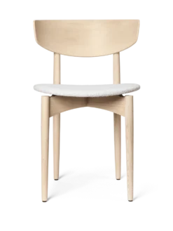 Herman Dining Wo Soft Bouclé – Vit bok / Off-White Stol