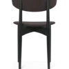 Herman Dining Wo Uph Grain – Svart Ash/Choklad Stol