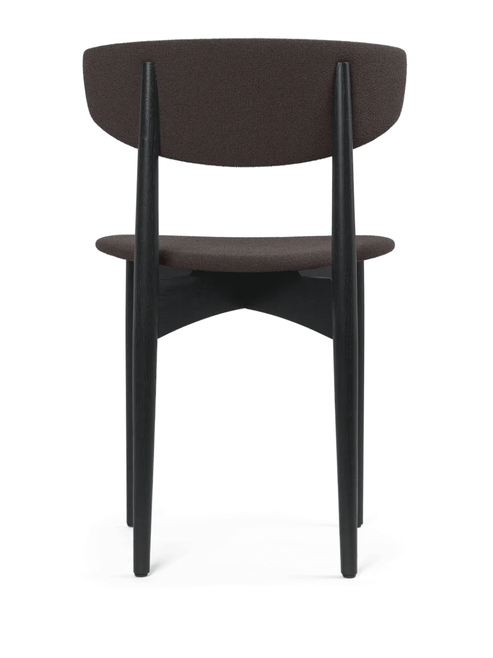 Herman Dining Wo Uph Grain – Svart Ash/Choklad Stol